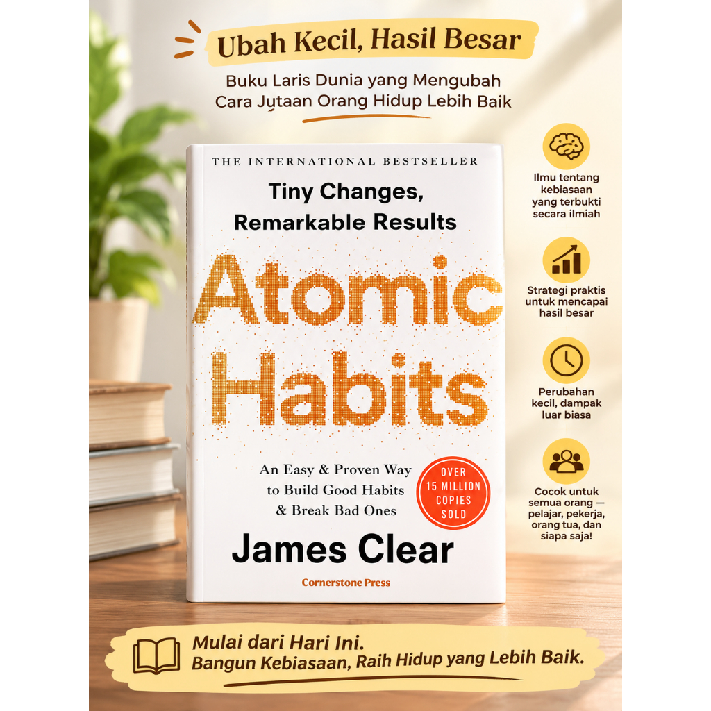 [ORIGINAL BEKAS - IMPORT] Atomic Habits by James Clear
