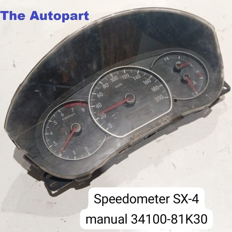 Speedometer Spidometer Kilometer Suzuki Sx4 Sx-4 X Over 34100 81K30 Manual Copotan Original