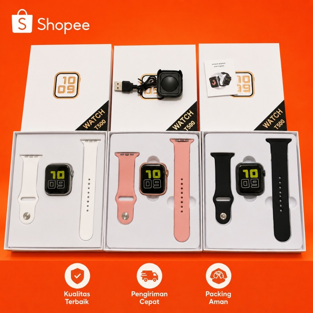 SmartWatch T500/ Jam Tangan Pintar MODEL T500