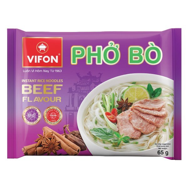 Mie Instant Vietnam VIFON Pho Bo Pho Ga Rasa Ayam Rasa Sapi