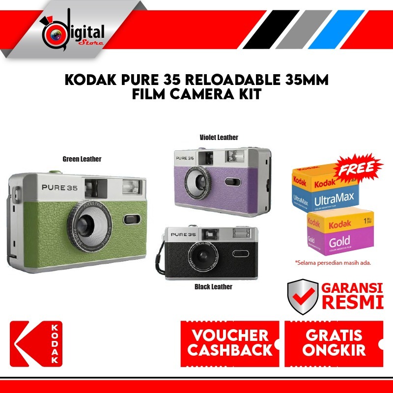 Kodak PURE35 / Kodak PURE 35 Reloadable 35mm Film Camera KIT