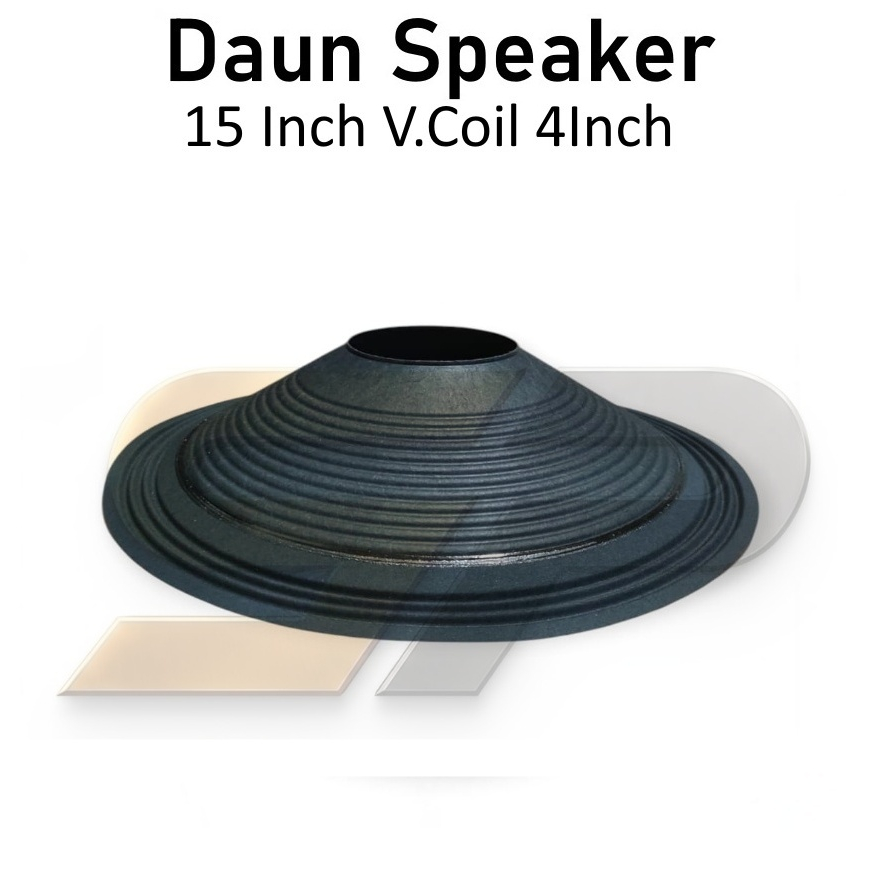 DAUN SPEAKER 15 INCH COIL 4 CONUS/ DAUN 15015 - 100.5 COIL 4 TINGGI 72mm
