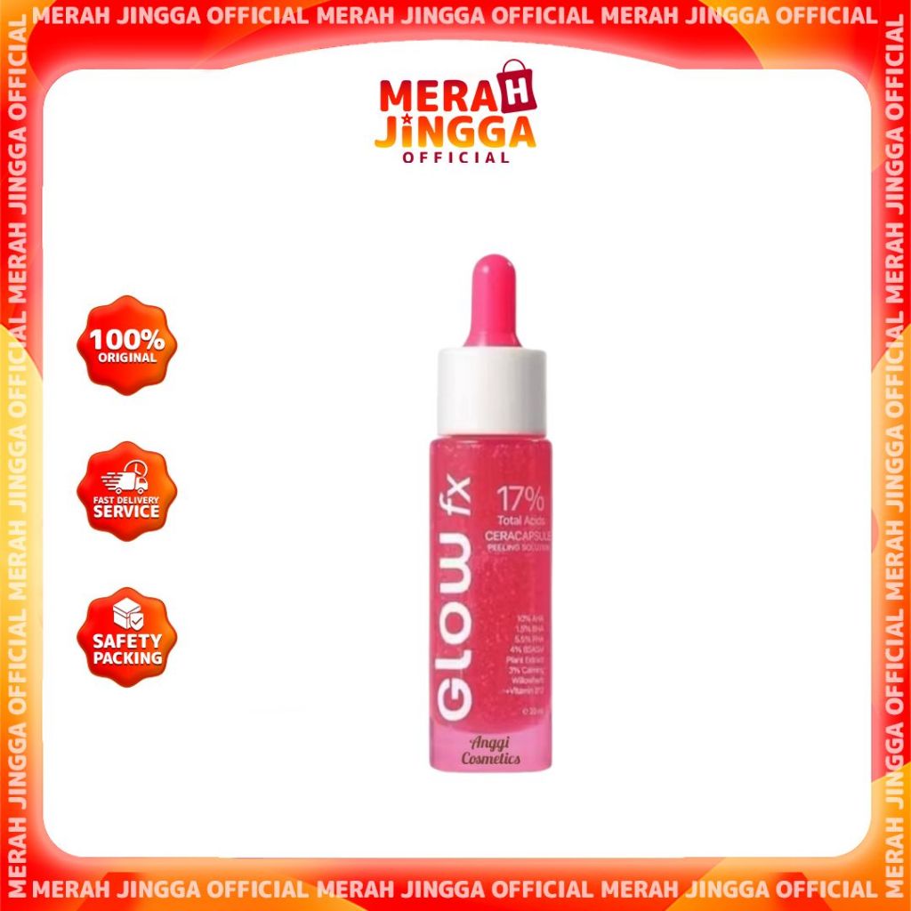 GLOW FX 17% Total Acids CeraCapsule Peeling Solution 20ml  | Merah Jingga Official