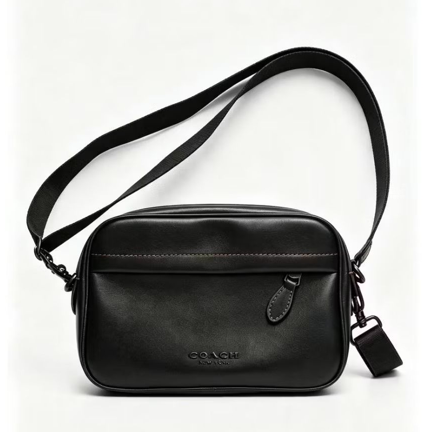 COACH Graham Crossbody F39946, Tas Slempang Pria Preloved, Bahan Kulit Sapi Lembut.