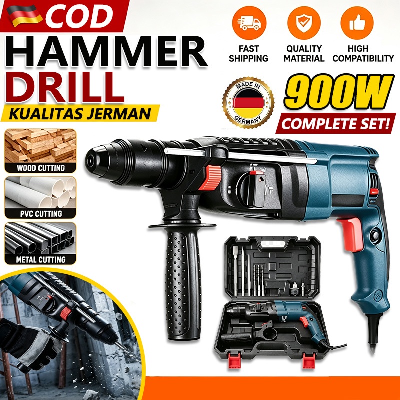 Hammer Drill Bor Rotary Mesin Bobok Beton Jack Hammer Drill Mesin Bor Beton Bor Drill Beton Mesin bo