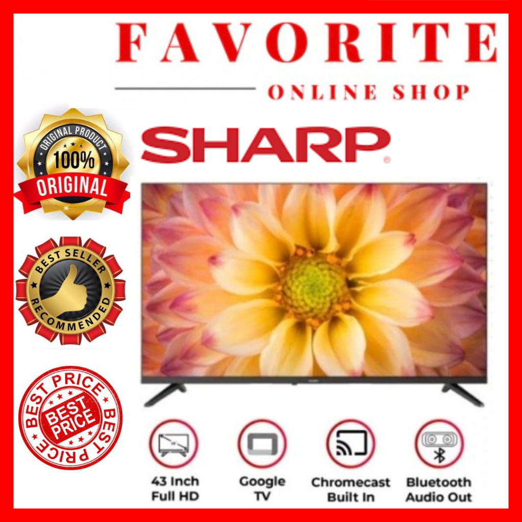 LED SHARP 43 INCH 43GH3000 / SHARP LED 43 GH 3000 /2T-C43GH3000I / GOOGLE TV