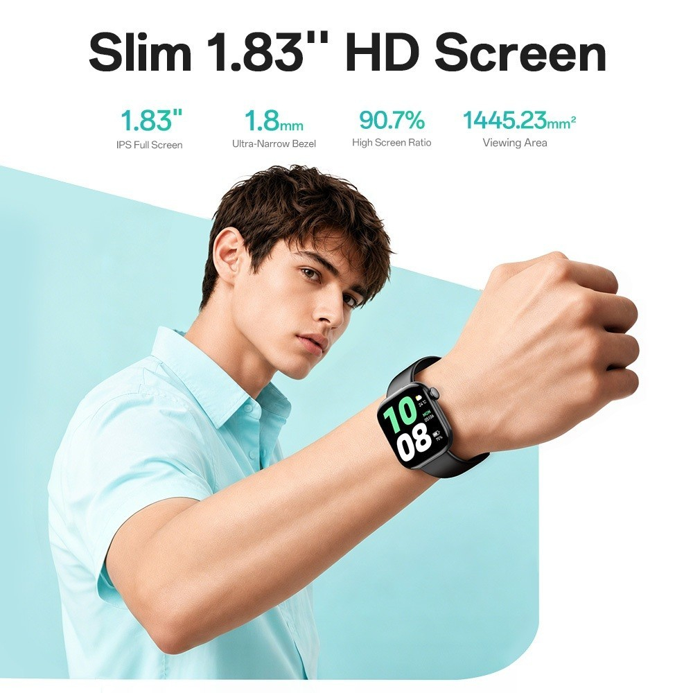 TERMURAH [GARANSI 1 TAHUN]HUAFIT S12 JAM TANGAN SMARTWATCH BLUETOOTH CALL 9.1MM ULTRA TIPIS 18G IP68