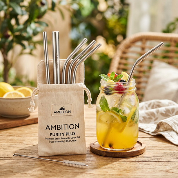 Ambition Stainless Steel Straw - Purity Plus Series