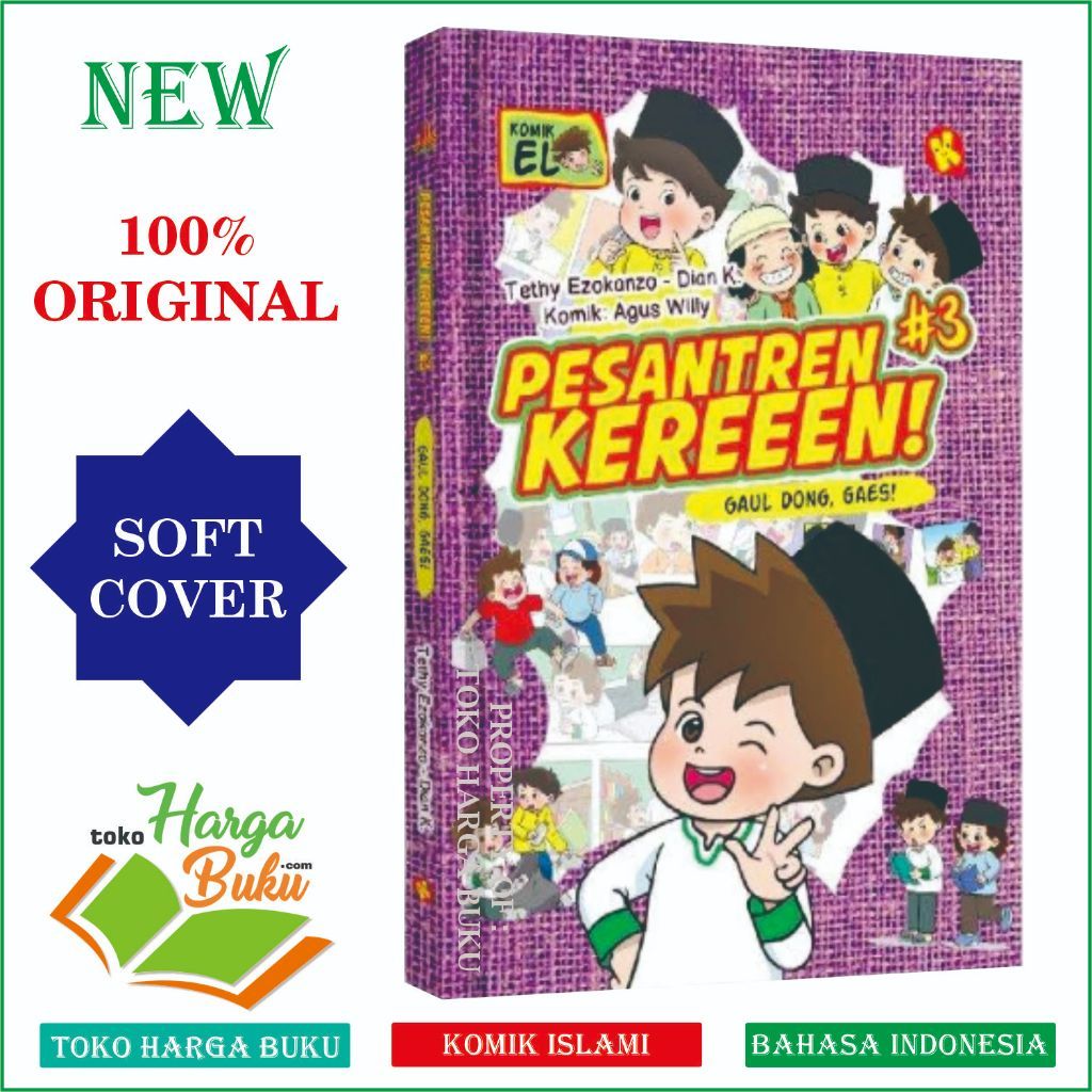 Komik Pesantren Keren Jilid 3 Gaul Dong Gaes ORIGINAL Buku Anak Islami Santri Pustaka AlKautsar Kids