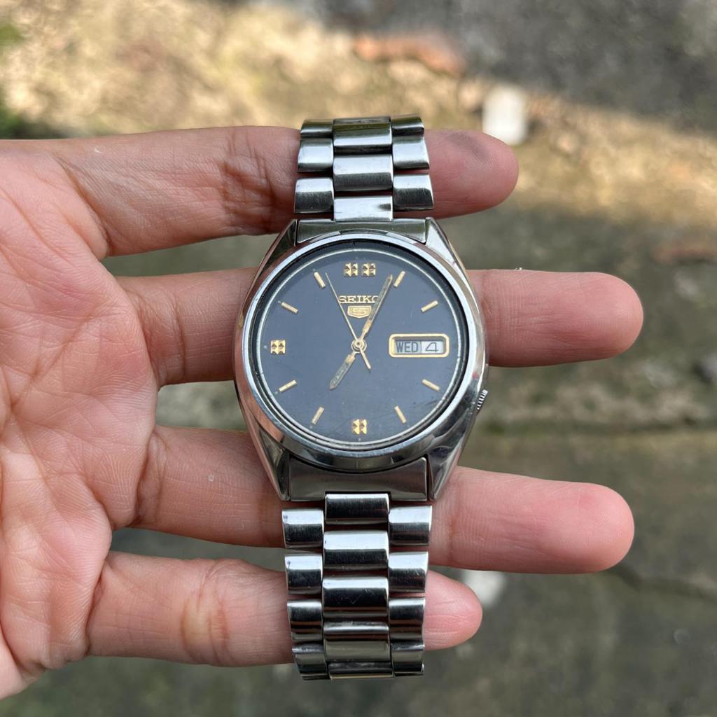 Jam tangan seiko automatic cowo second original