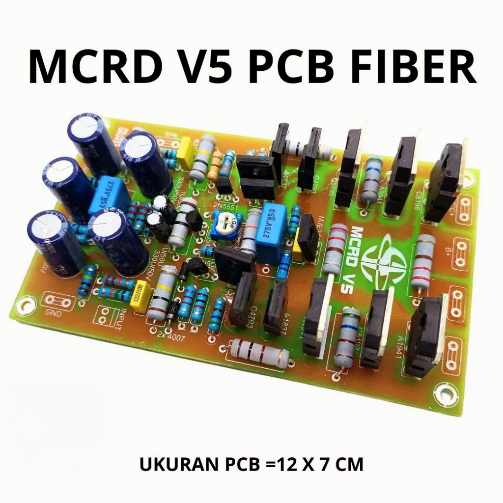 DRIVER AMPLIDIER MCRD V5 FIBER MCRD V 5 PCB FIBER KOMPONEN SUPER