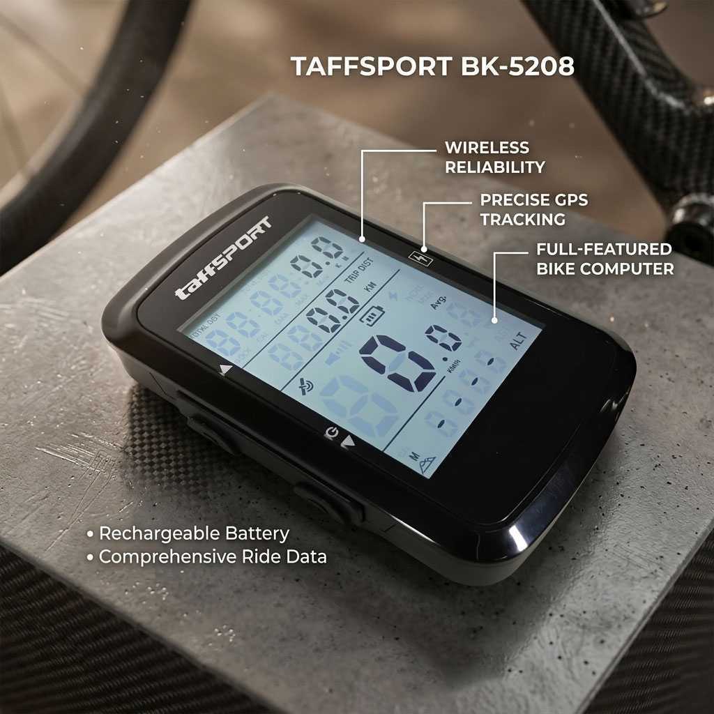 Speedometer Sepeda Digital Odometer Wireless Rechargeable - BK-5208