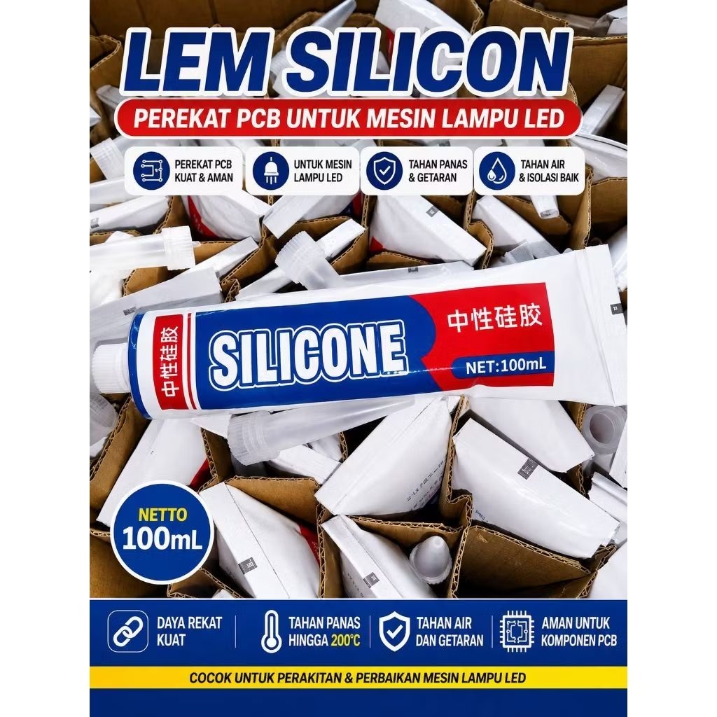 Lem Silicone perekat pcb