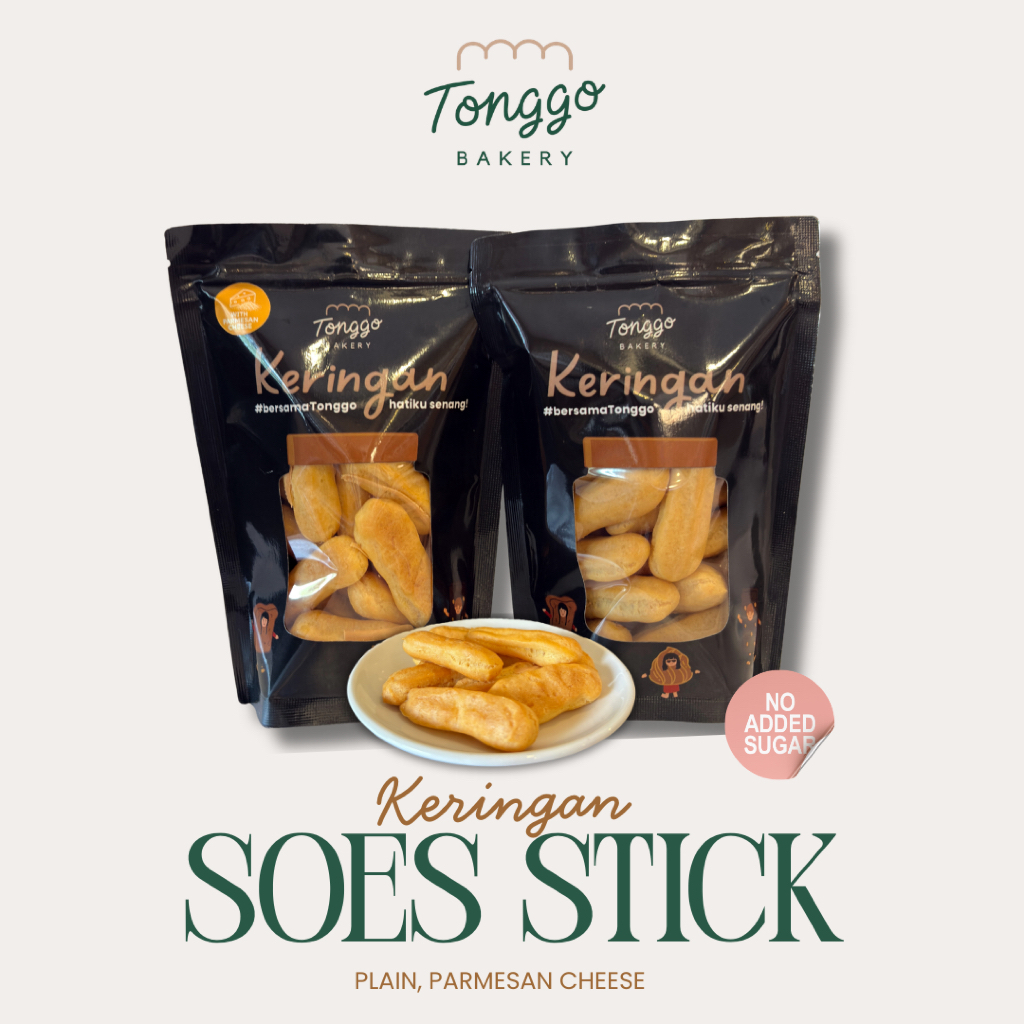 Tonggo Soes Stick - Plain, Parmesan Cheese
