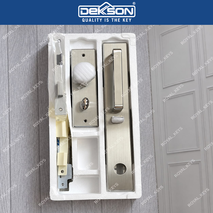 Entrance HDL Handle Dekson Dekkson Kunci Set Gagang Pintu Utama Set EHDL D 8004 D8004 ODD SSS Doff