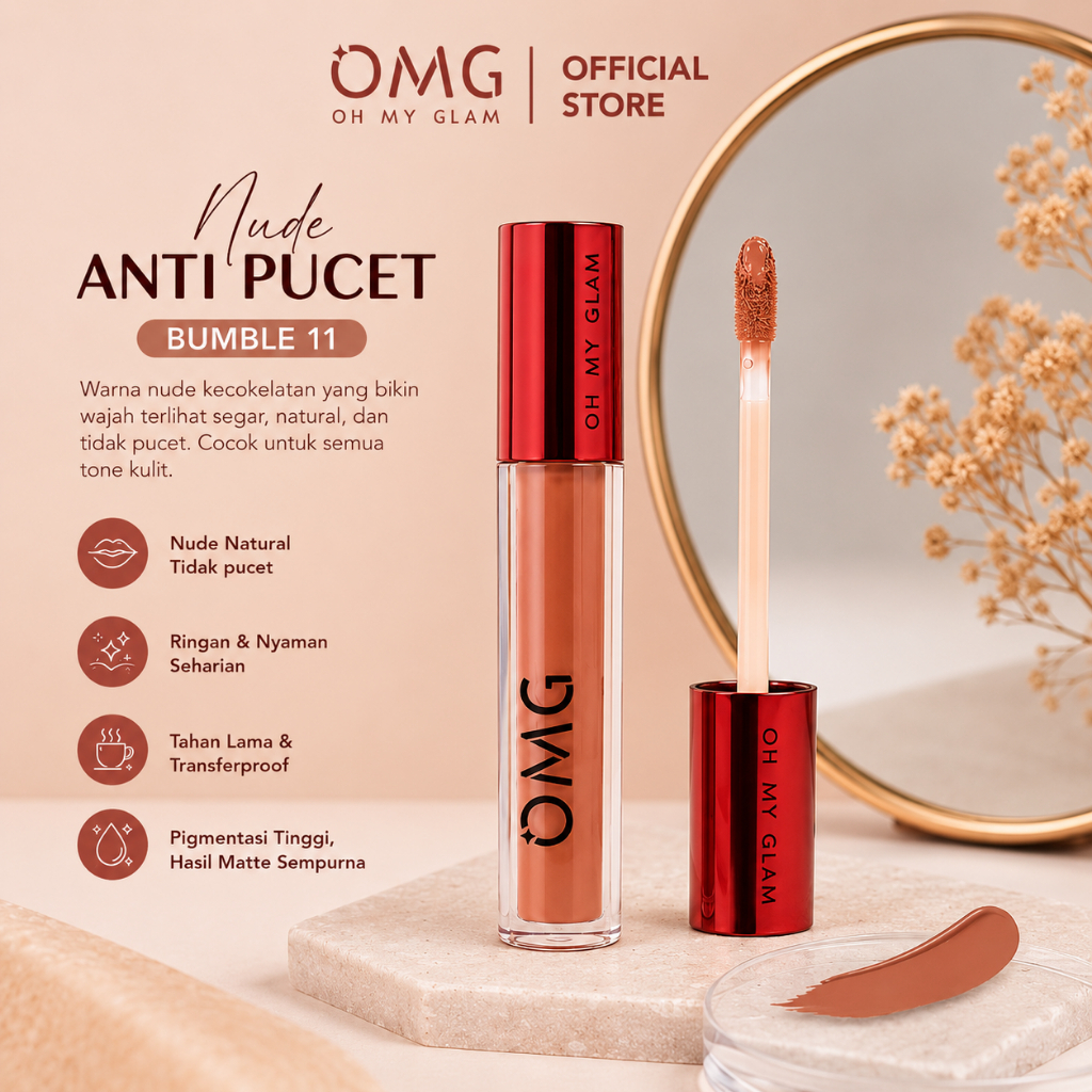 OMG Mattelast Lip Cream - no.11 Bumble