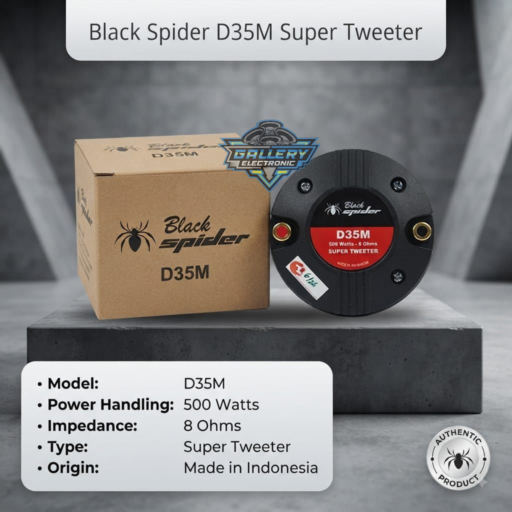 DRIVER TWEETER BLACK SPIDER D36M/D35M twiter black spider