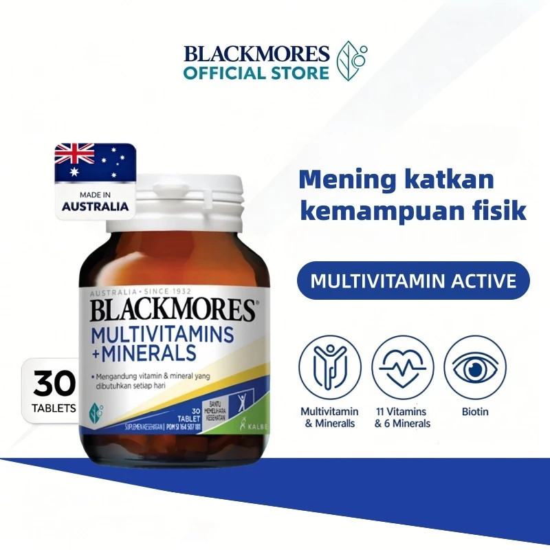 Blackmores Multivitamin Dewasa 30 Tablet - Dukung Daya Tahan Tubuh