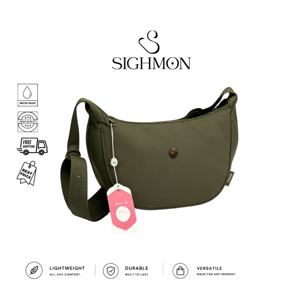 [FELIX] SIGHMON - Tas Selempang Bulan Medium Casual Crossbody Bag, Shoulder Bag