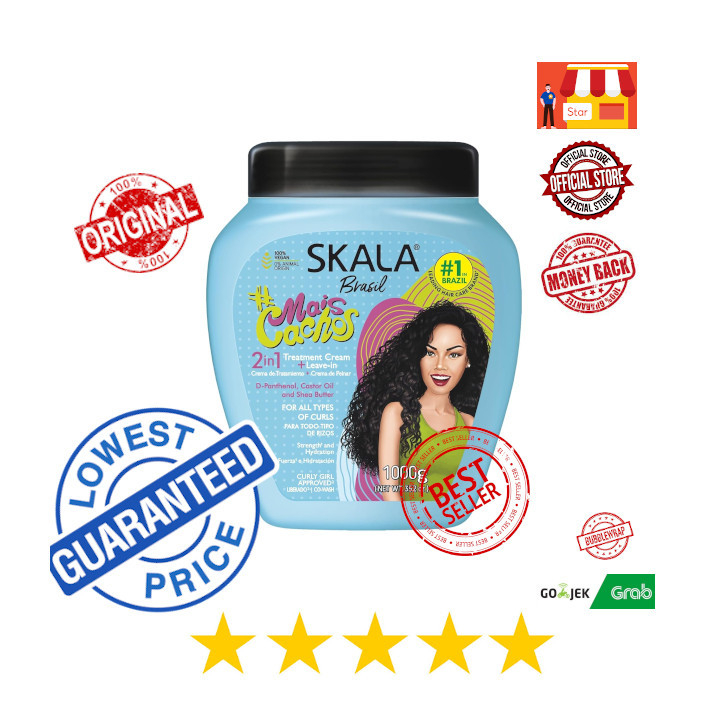 SKALA | BRAZIL | Mais Cachos | Hair Type 3ABC | Eliminate Anti Frizz | For Curly Hair | 2 in 1 Condi