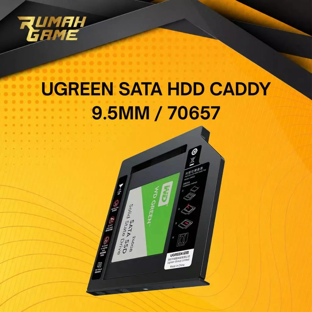 UGREEN SATA HDD CADDY 9.5MM / 70657