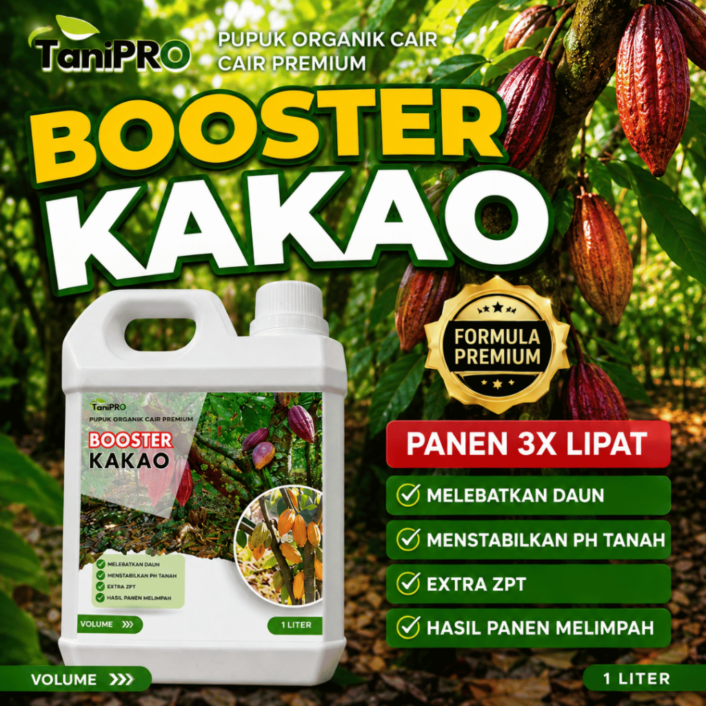 BOOSTER Pupuk Kakao Cepat Berbuah,Pemacu Kakao Cepat Besar,Pupuk Pelebah Kakao Organik