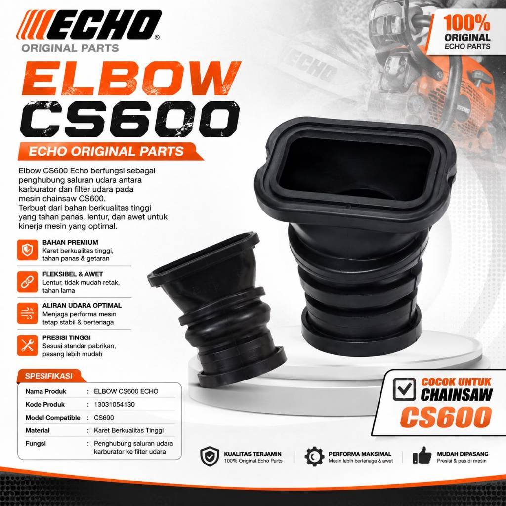 Elbow Mesin Echo CS600
