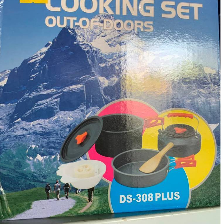 Set Peralatan Masak Luar Ruangan Lwy DS-308 Plus
