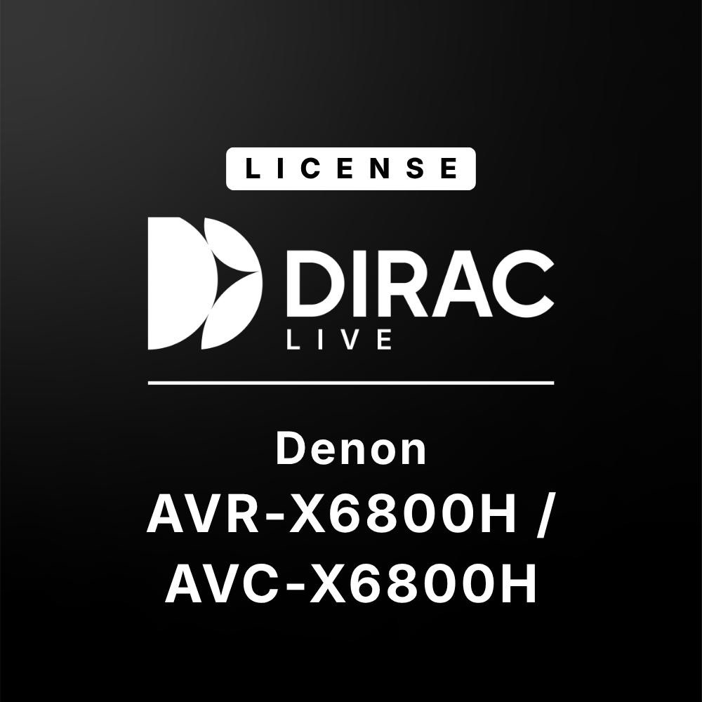 Dirac Live for Denon AVR-X6800H / AVC-X6800H (ART)