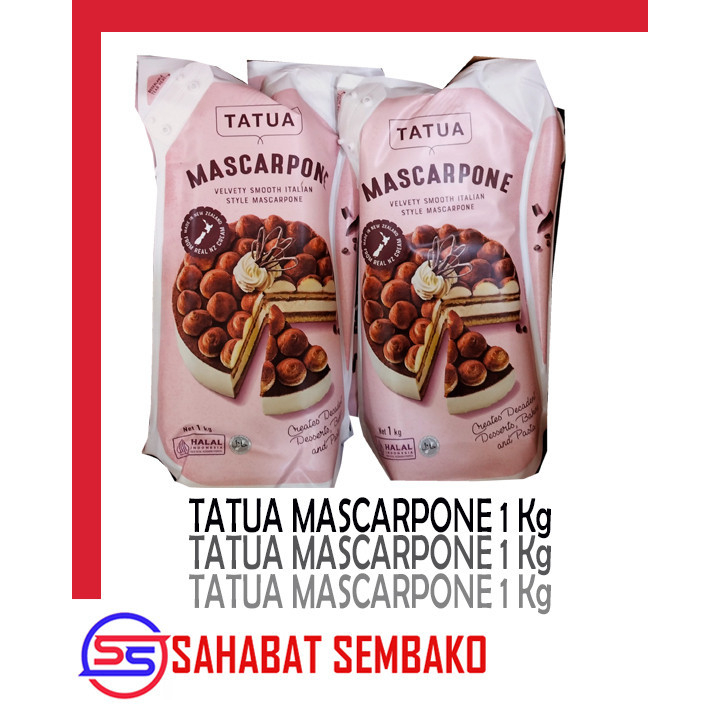 Tatua Mascarpone 1 kg New Stock READY expired 04-2027