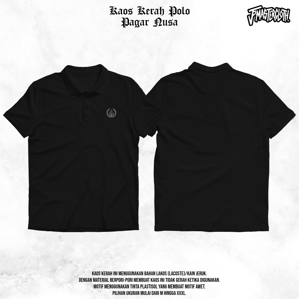 KAOS KERAH POLO PAGAR NUSA TRISULA SIMPEL