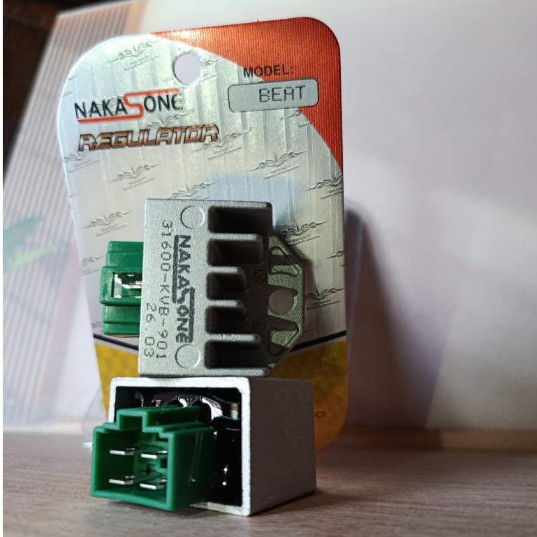Regulator Kiprok  NAKASONE 31600-KVB-901 Model BERT dengan Terminal Hijau