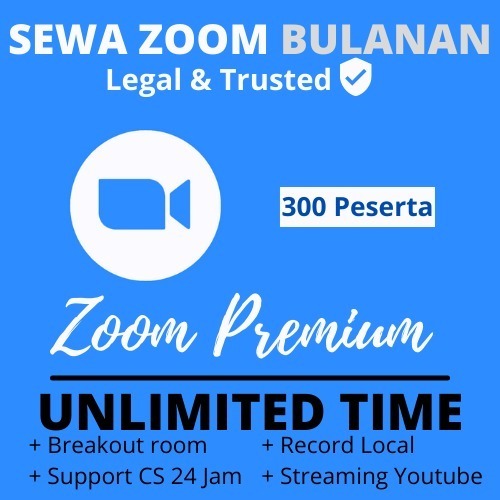 Upgrade Zoom 300 Peserta Bulanan