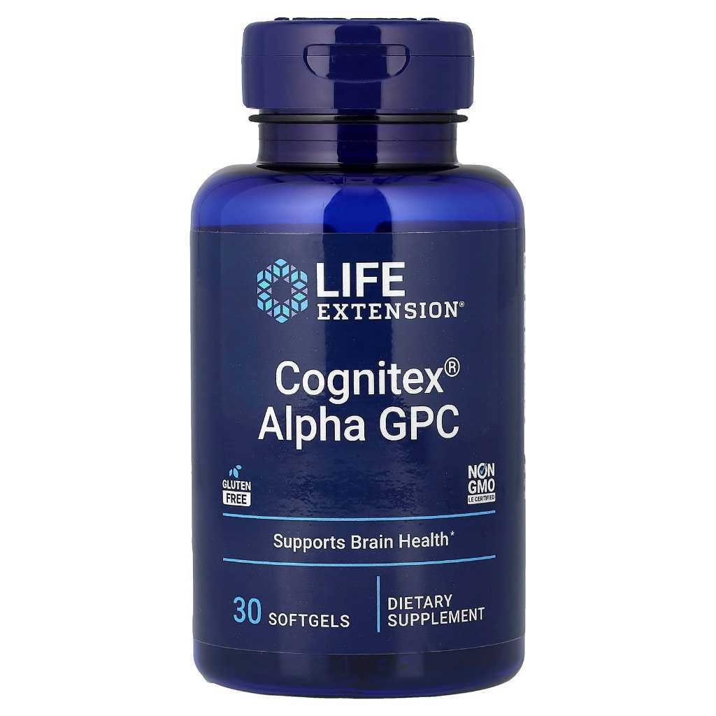Life Extension, Cognitex Alpha GPC, 30 Softgels