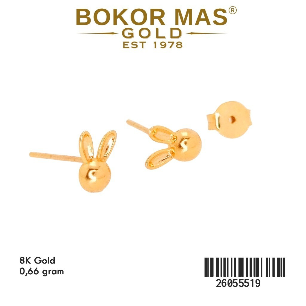 Giwang Tusuk Model Emas 375 8K 26055519 - BokorMas Gold