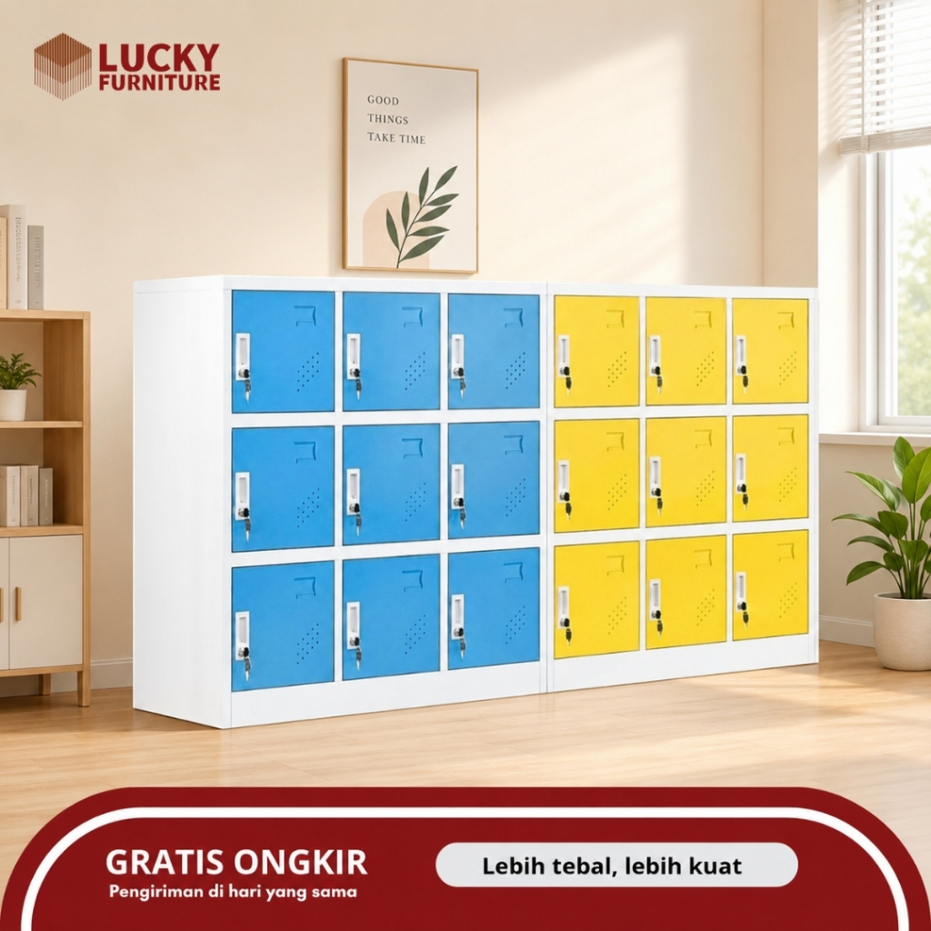 Lemari Tas TK Loker Sekolah Loker Warna Loker Multifungsi Loker Anak