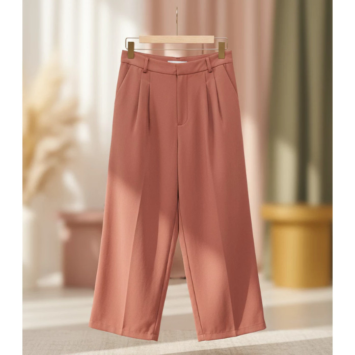 XALOXA KYARA HIGHWAIST | Celana Panjang Wanita Higwaist Bahan FENDY TWILL | Size Reguler