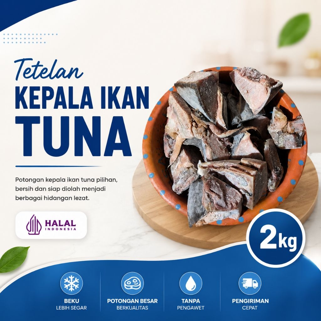 Termurah  Tetelan Ikan Tuna Tetelan Kepala Tetelan Ekor Tetelan Rahang - Ikan Laut Segar Macam - Mac