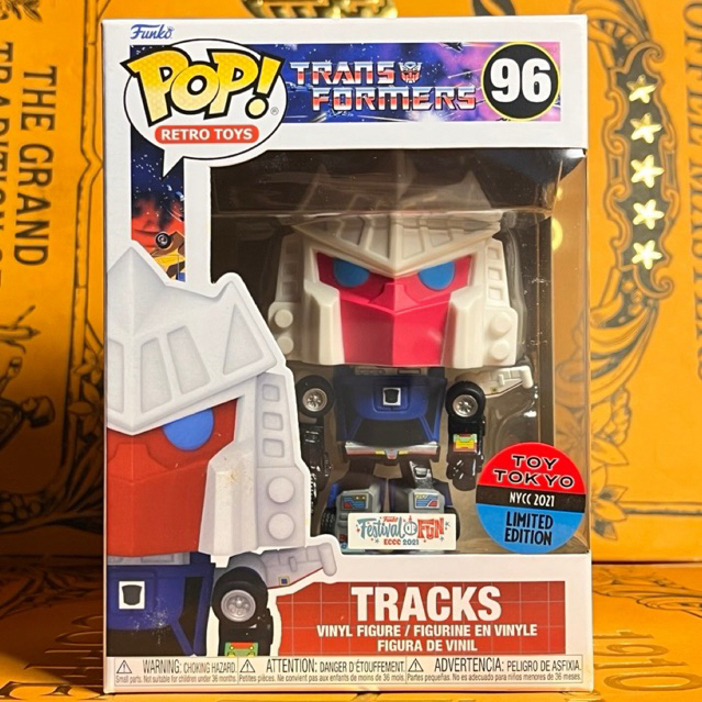 Funko Pop Retro Toys: Transformers - Tracks #96 | NYCC 2021 Toy Tokyo