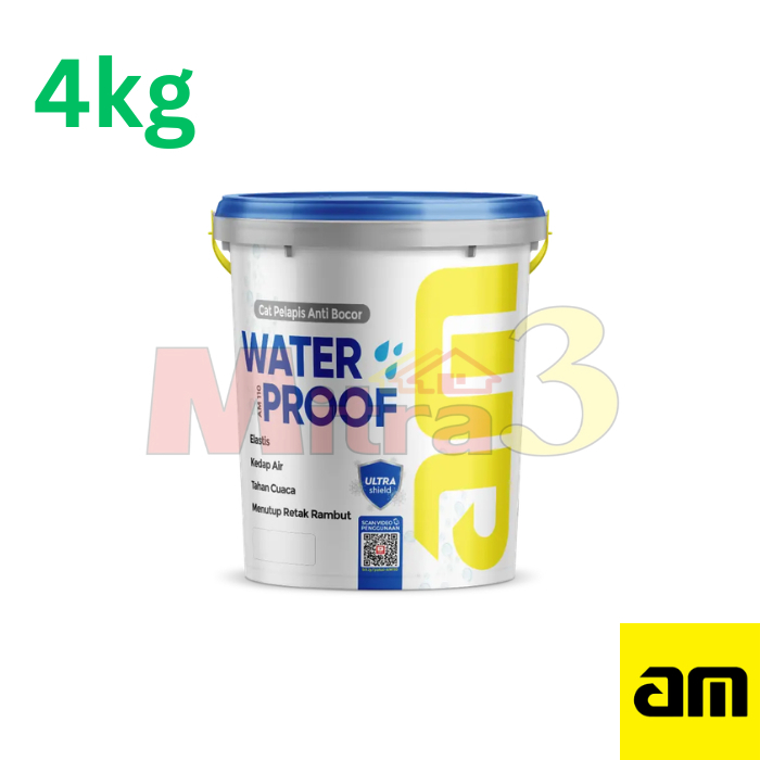 AM 110 Waterproofing 4KG / AM110 Cat Tembok Pelapis Anti Bocor 4 KG