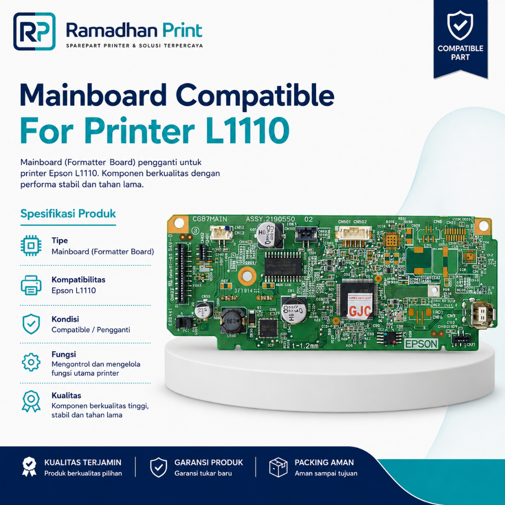 Motherboard Printer L1110 L-1110 Garansi Cabutan