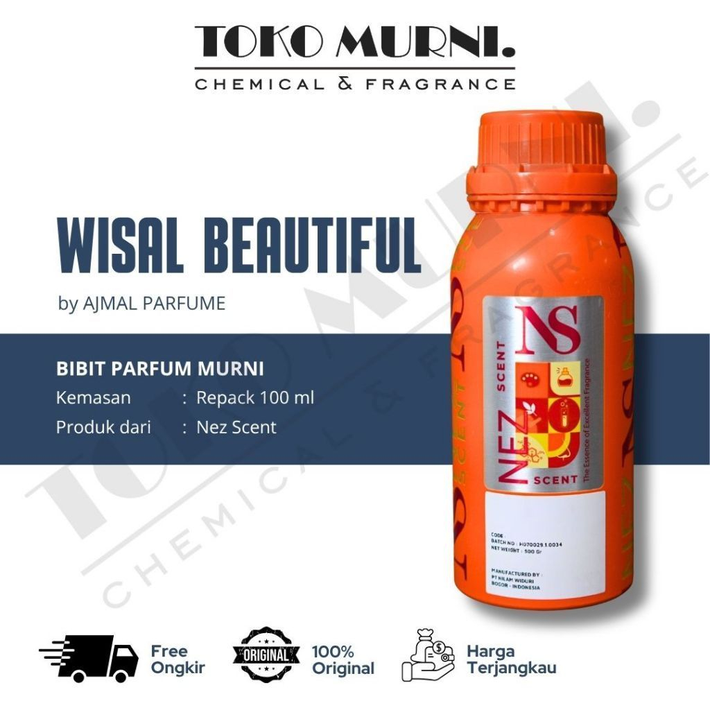 Bibit Parfum Ajmal Wisal Beautifull (Repack 100 ml)
