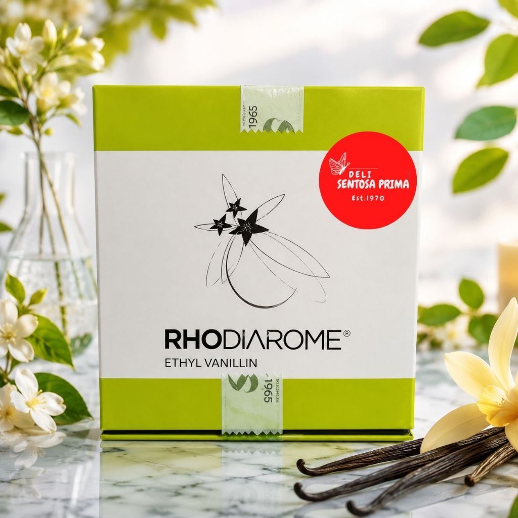 Ethyl Vanillin Rhodiarome ex USA pk 100 Gr
