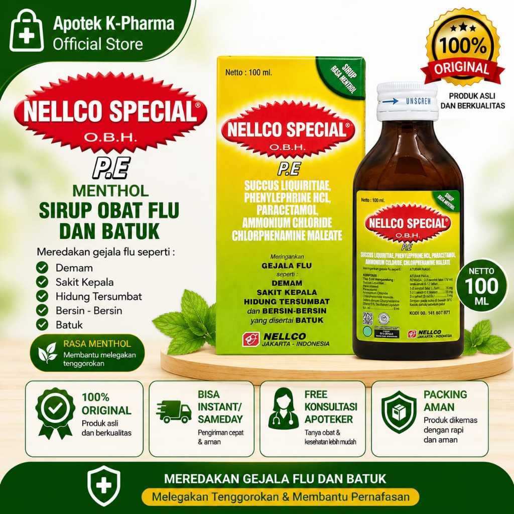 Obh Nellco Special Isi 100ml Obat Original