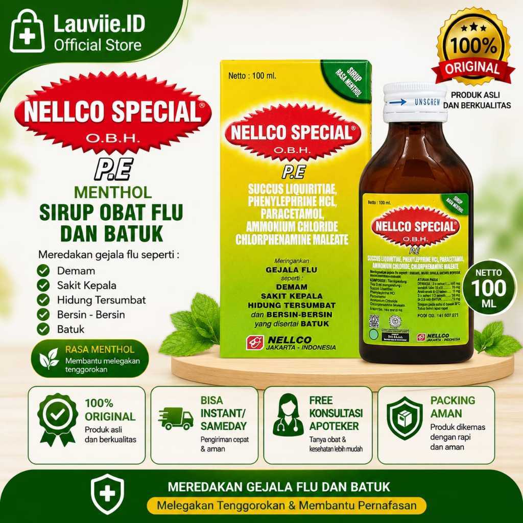 OBH Nellco Special PE Sirup 100 ml / Nellco Spesial