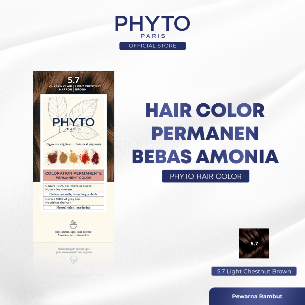 PHYTO PARIS Phyto Permanent Color Kit 5.7 Light Chesnut Brown