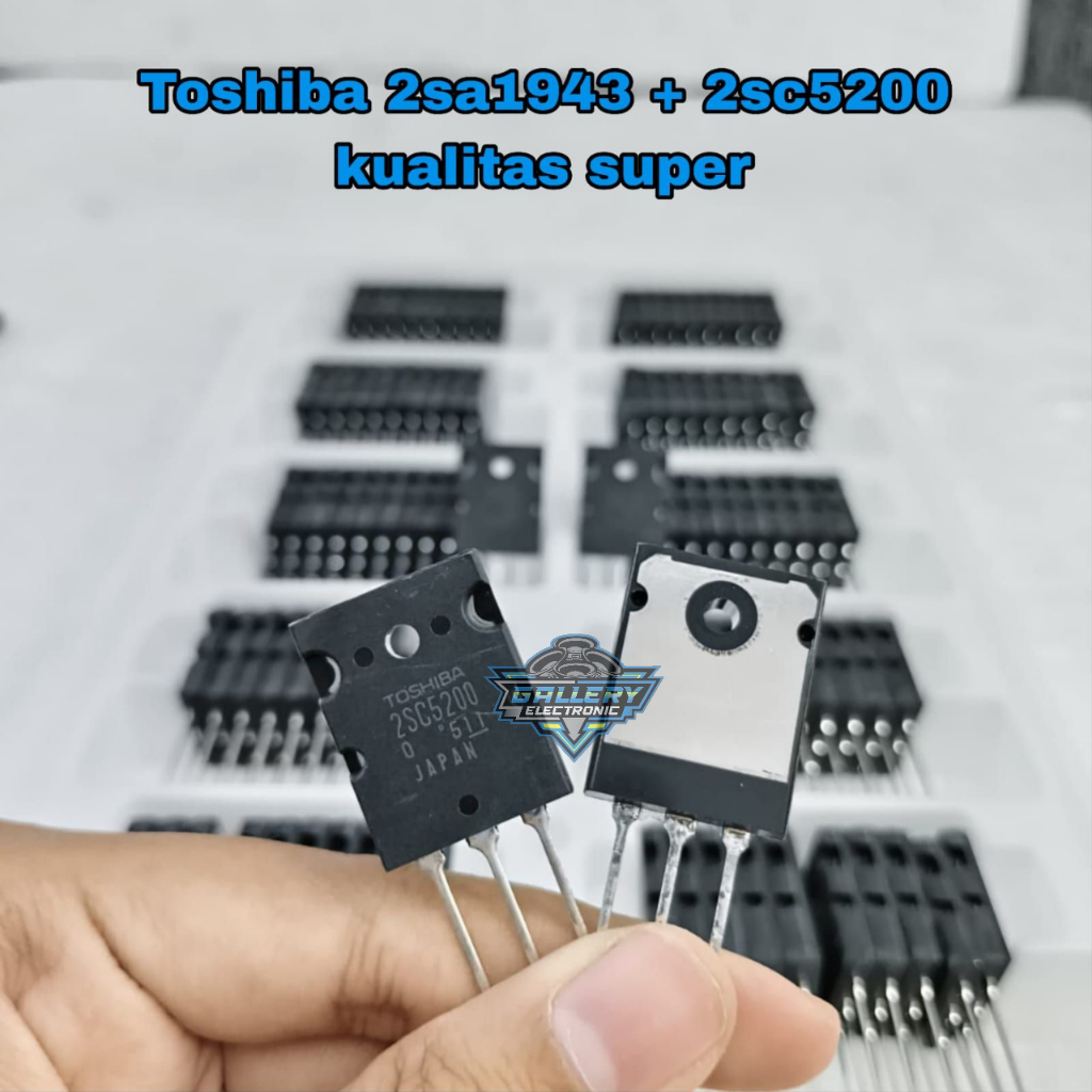 Transistor TOSHIBA SUPER kualitas super JAPAN 1943 5200 2SA1943 2SC5200 Belakang kualitas super