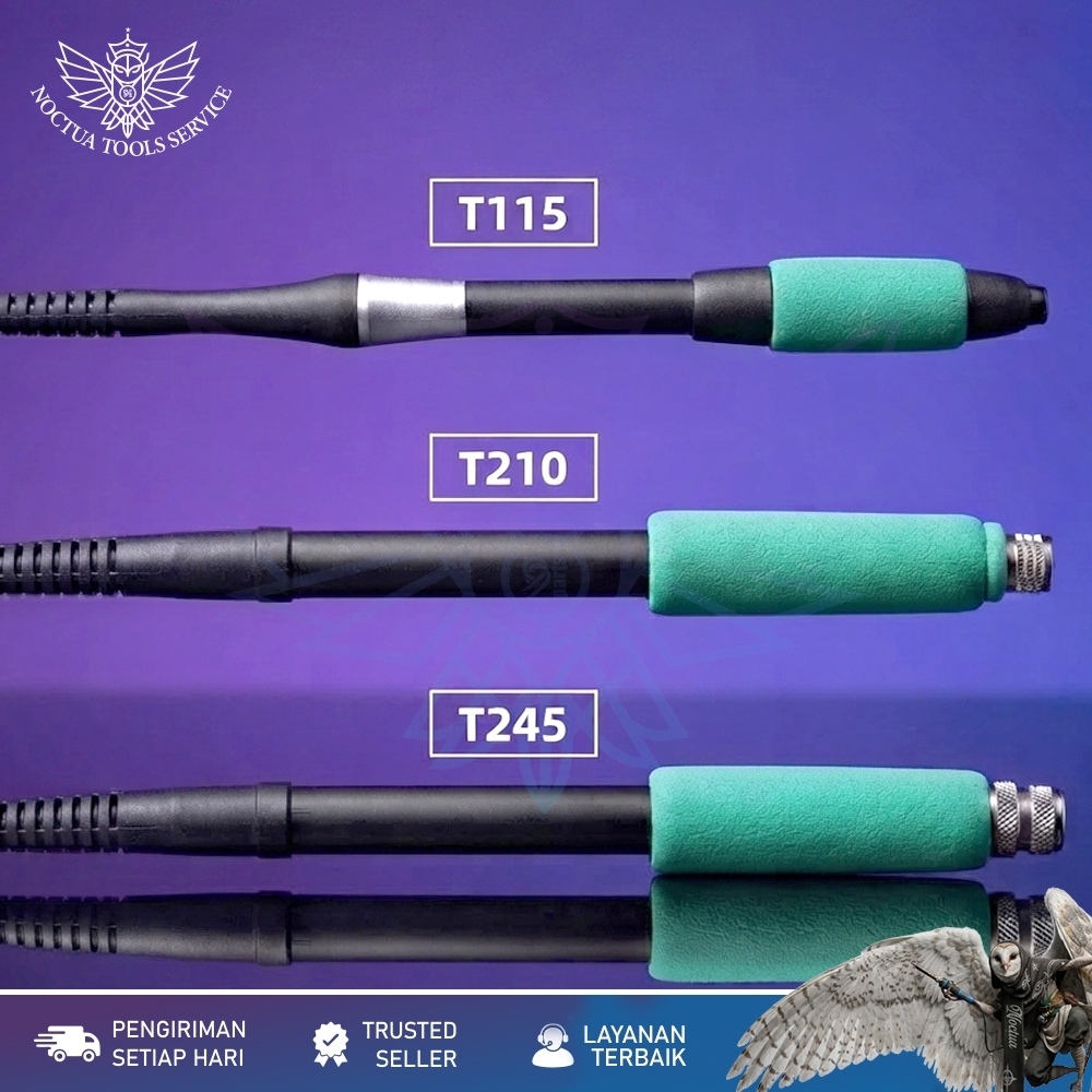 Gagang Solder Sugon Versi Tombol T210 / T115 /T245 / Gagang Untuk Mata Solder C115 / Gagang Solder S