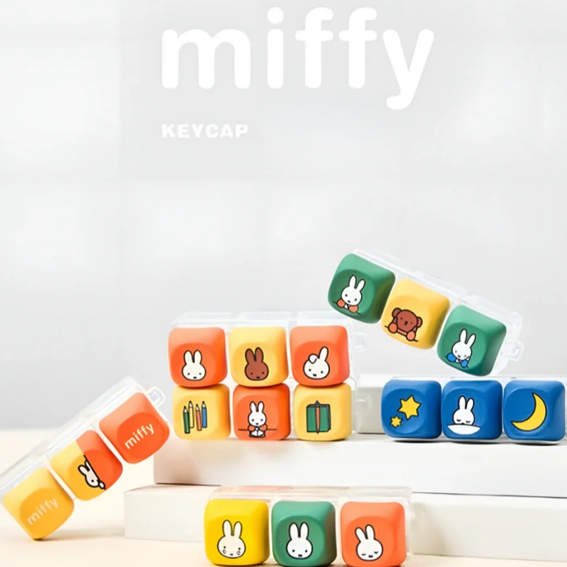 SELECTED Official Miffy Pressable Keycap Mechanical Keyboard Fidget Toy