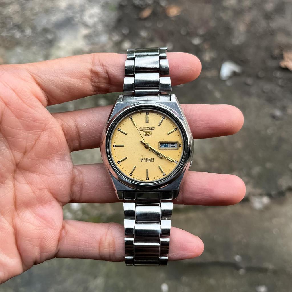 Jam tangan automatic seiko 5 automatic second original